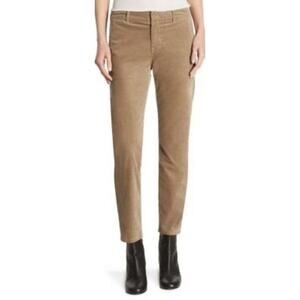 Vince NWT Corduroy Classic Chino Ragweed Tan Ankle Pants Simple Neutral Basic